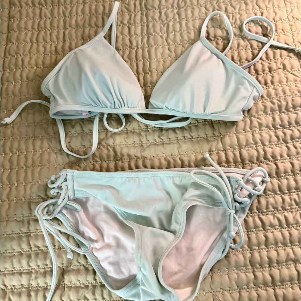 Adore Me string bikini. Size XS. Mint blue. Never worn.